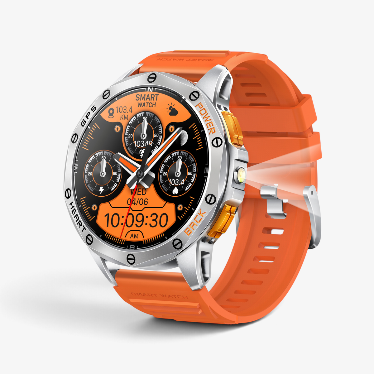 Muški Pametni Sat - Military K67 Orange
