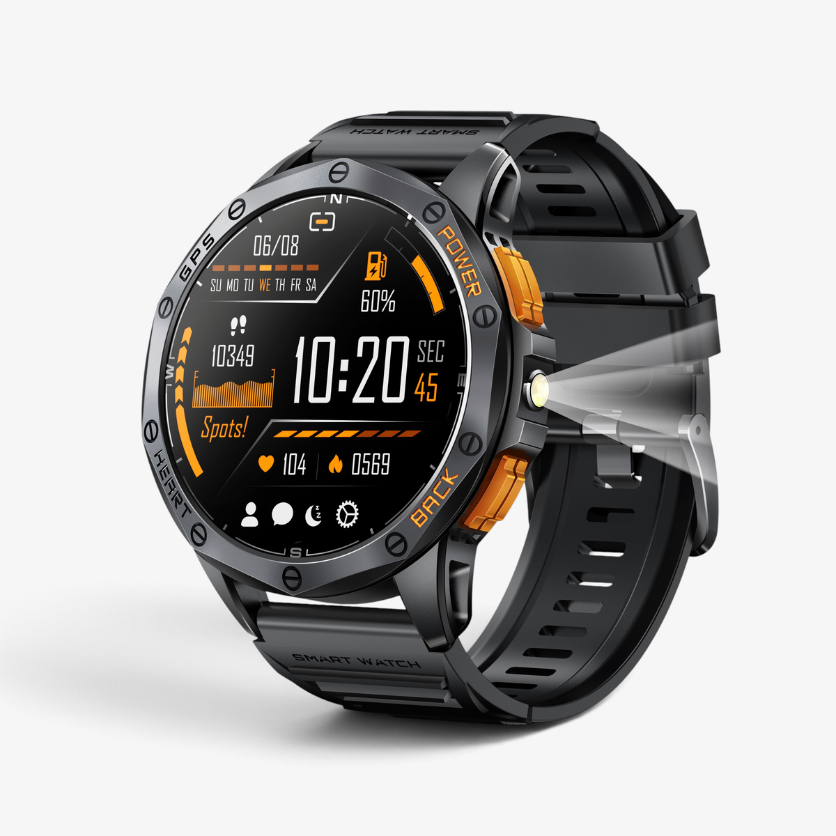 Muški Pametni Sat - Military K67 Black