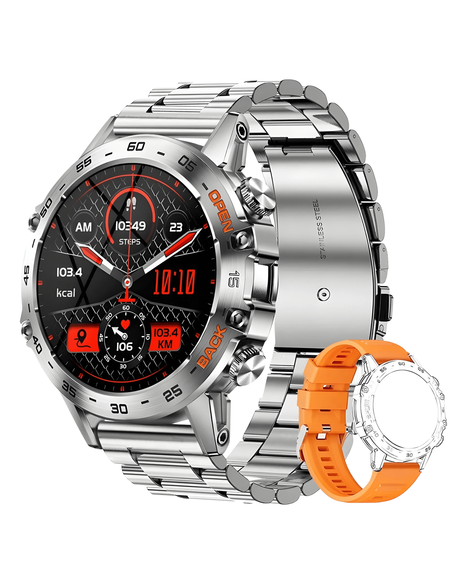 Army Nx10 Metal Silver⌚️39% OFF Be Brave Man Srbija