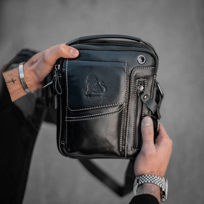 Kožna Torba  "Leo" 🦁⚫️ 35% OFF Handbags Be Brave Man Srbija