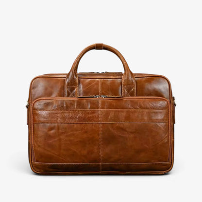 MUŠKA KOŽNA TORBA U BRAON BOJI ZA LAPTOP 13/15 Inča - HARRINGTON