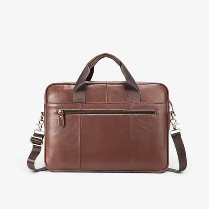 MUŠKA KOŽNA TORBA ZA LAPTOP 13/15 Inča – NORDEEP BROWN