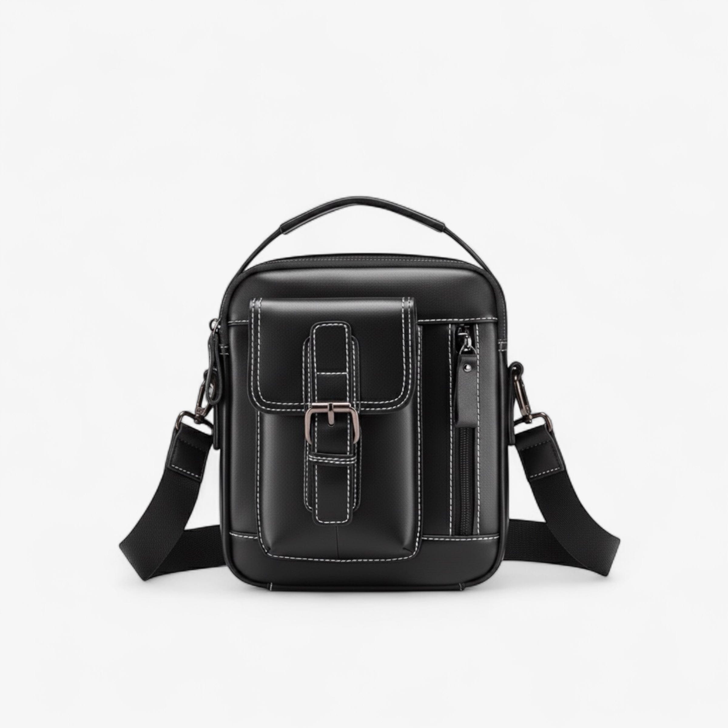 Muška Kožna torbica Vintage One - Black 🦬