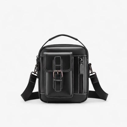 Muška Kožna torbica Vintage One - Black 🦬