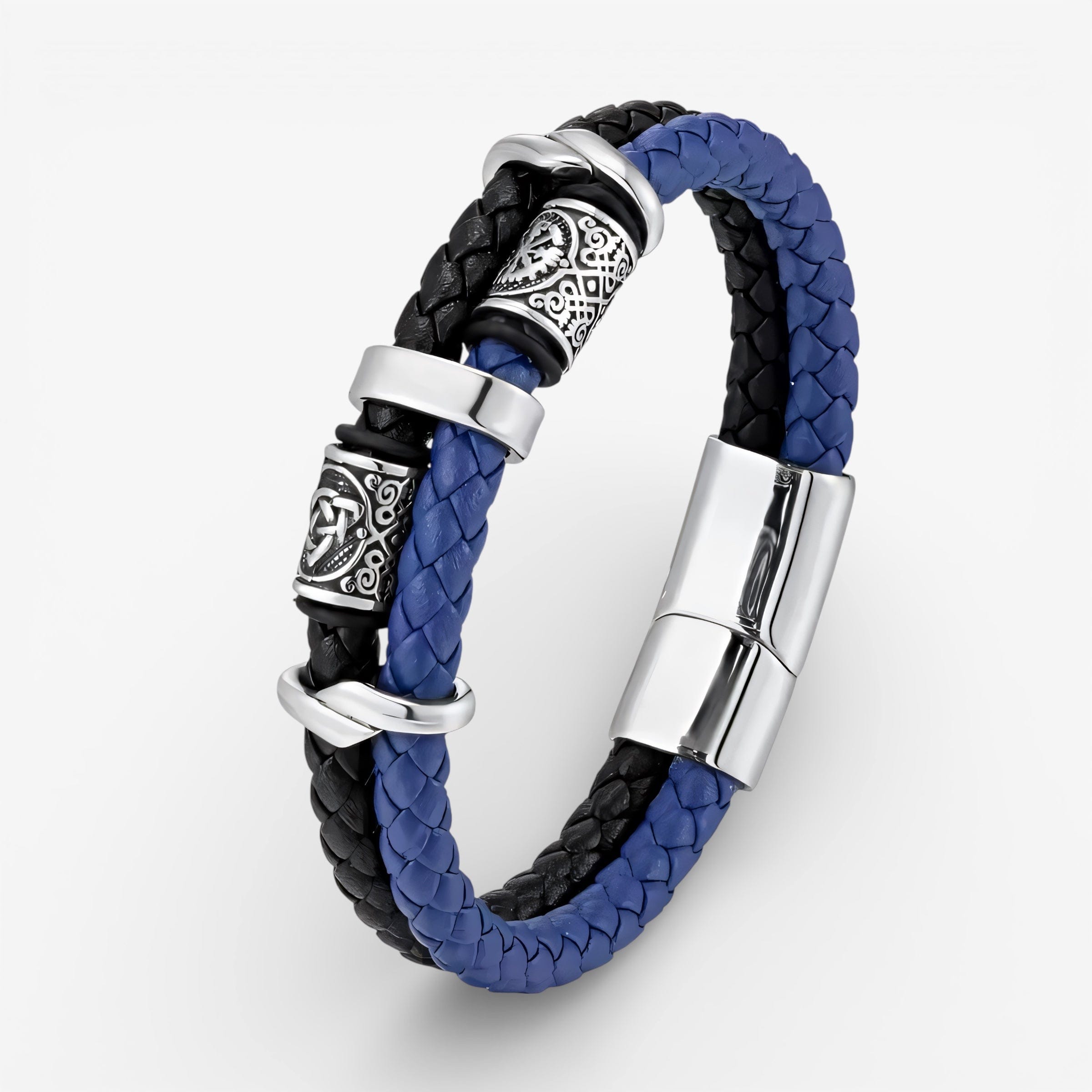 Muška Narukvica Tree of Life - Plava/Crna