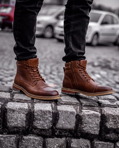 Muške Cipele od Prirodne kože Oxfords Brown