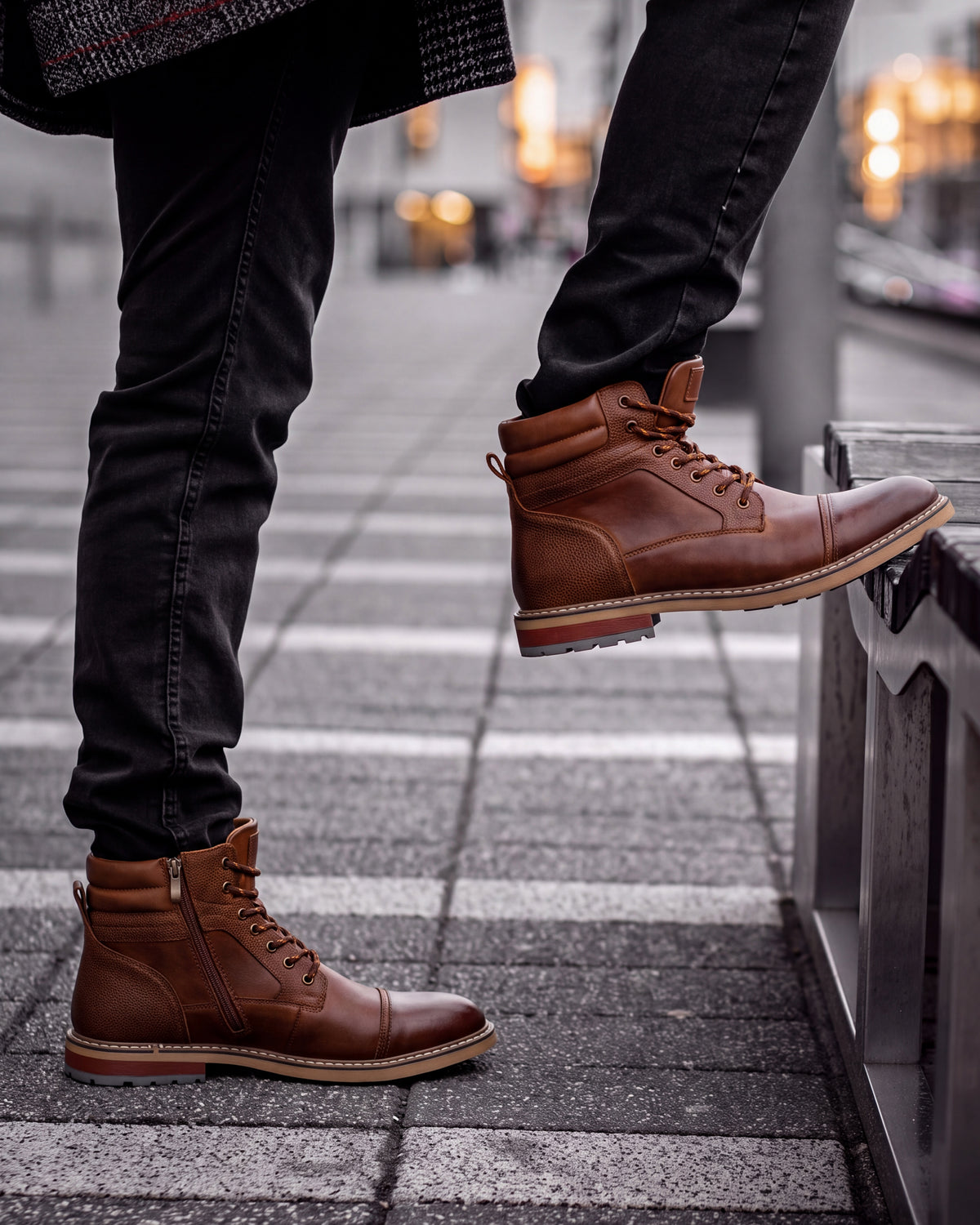 Muške Cipele od Prirodne kože Oxfords Brown