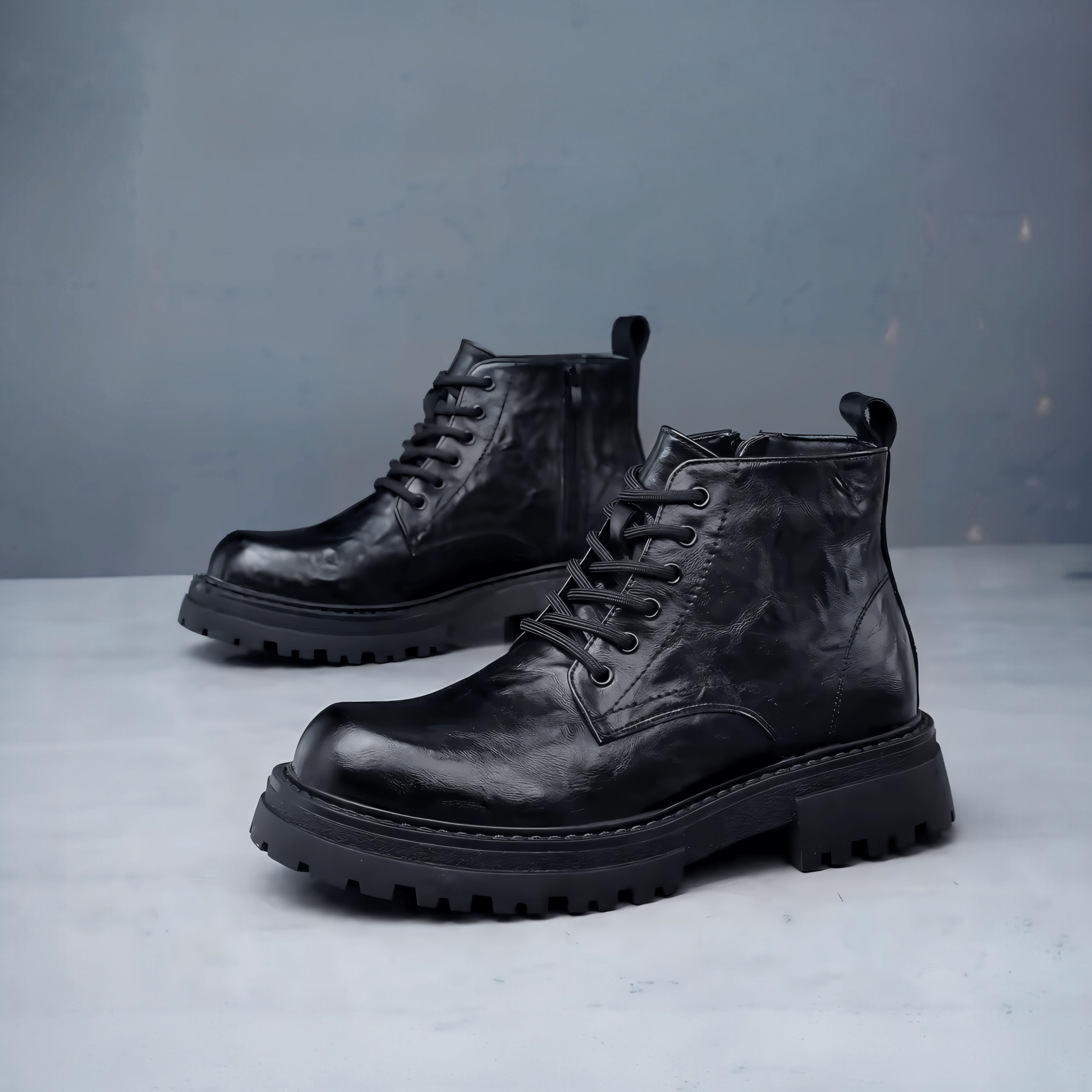Muške Kožne Cipele Cambridge Classic Black 🦬