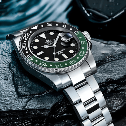 Prikaz prednje bočne strane kućišta i brojčanika muškog sata ADDIESDIVE H3AC - Sprite