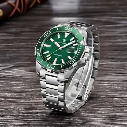 Muški Automatik Sat Pagani Design PD1617 – Green Seamaster