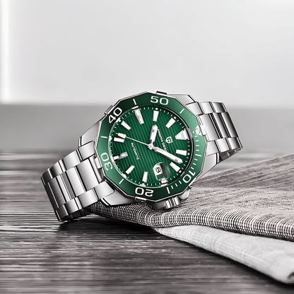 Muški Automatik Sat Pagani Design PD1617 – Green Seamaster