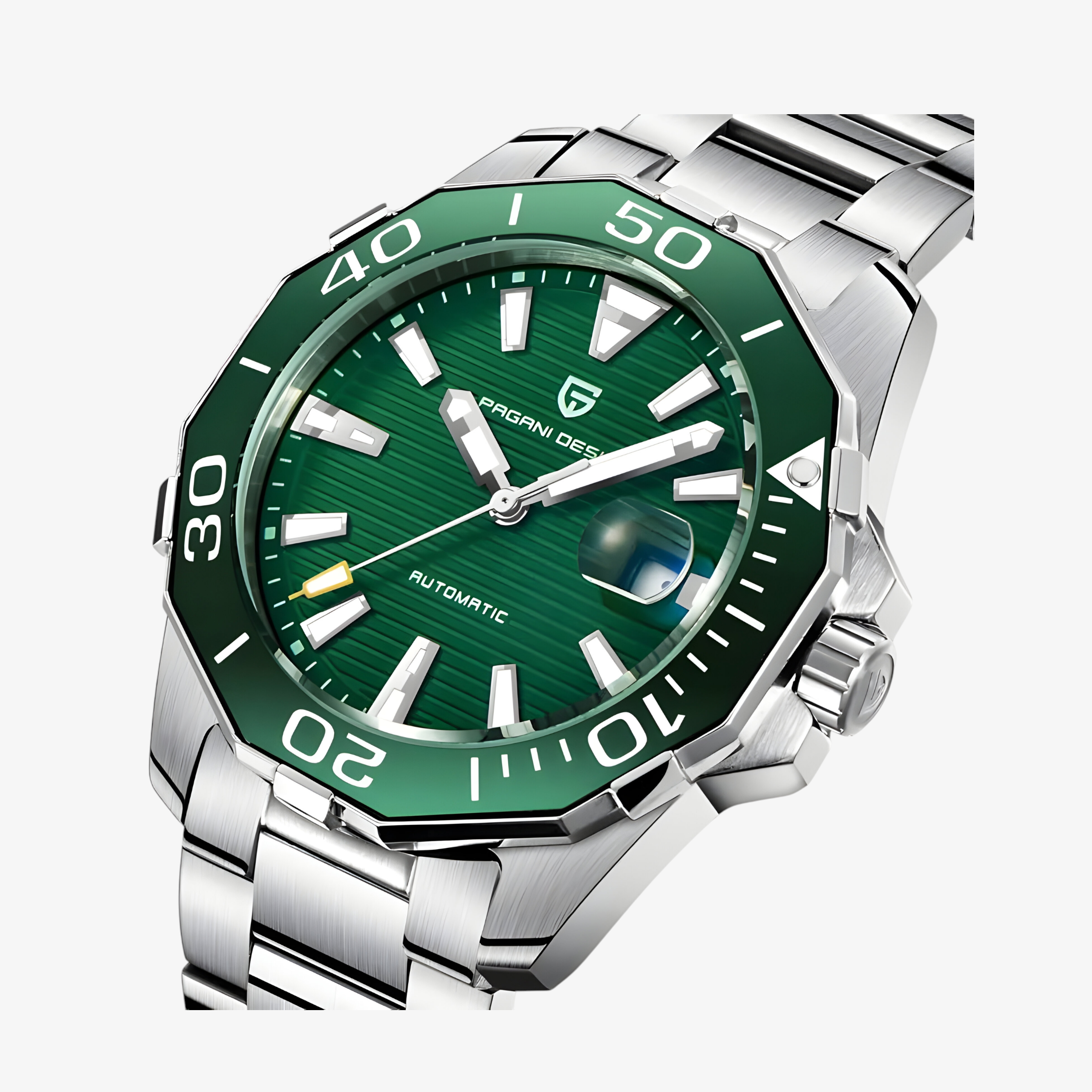 Muški Automatik Sat Pagani Design PD1617 – Green Seamaster