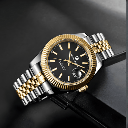 Muški Automatik Sat Pagani Design PD1645 - Black/Gold Homage