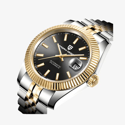 Muški Automatik Sat Pagani Design PD1645 - Black/Gold Homage