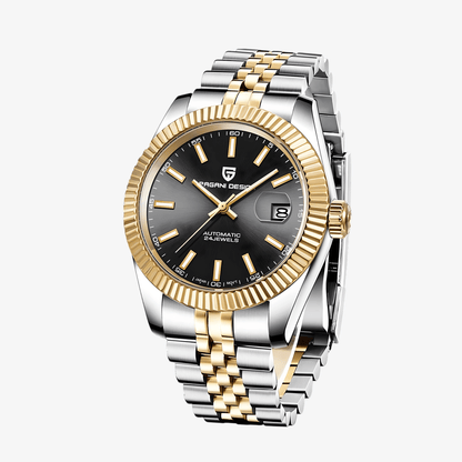 Muški Automatik Sat Pagani Design PD1645 - Black/Gold Homage