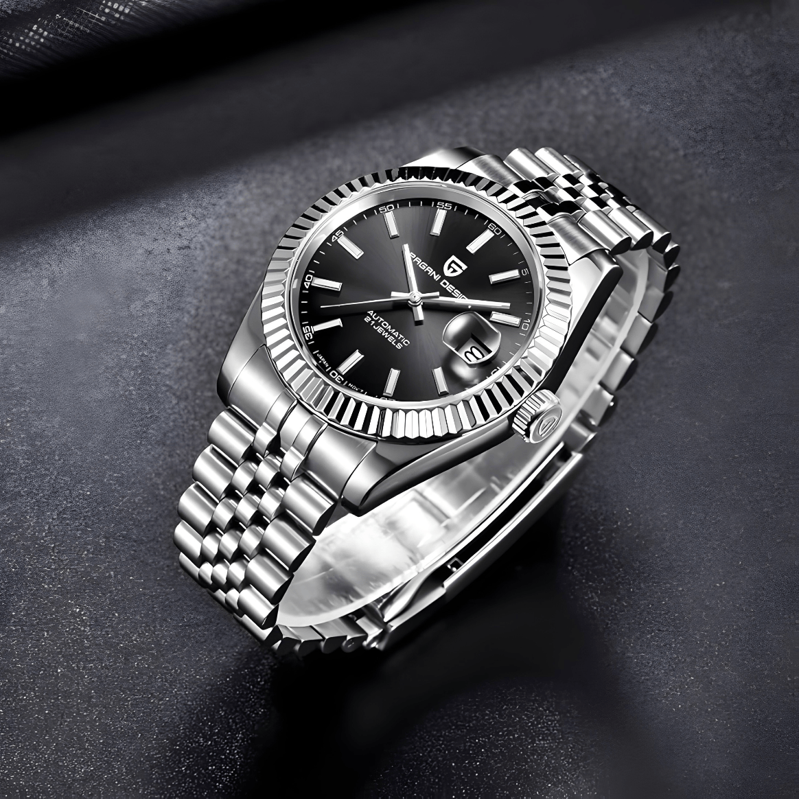 Muški Automatik Sat Pagani Design PD1645 - Black Homage