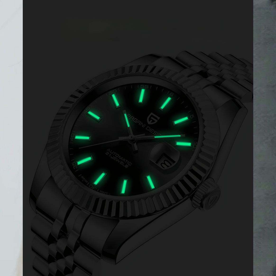 Muški Automatik Sat Pagani Design PD1645 - Black Homage