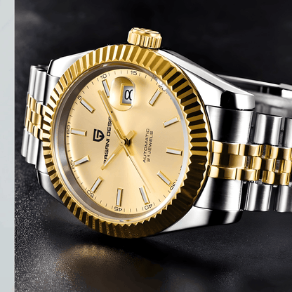 Muški Automatik Sat Pagani Design PD1645 - Gold Homage