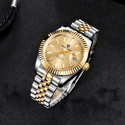 Muški Automatik Sat Pagani Design PD1645 - Gold Homage