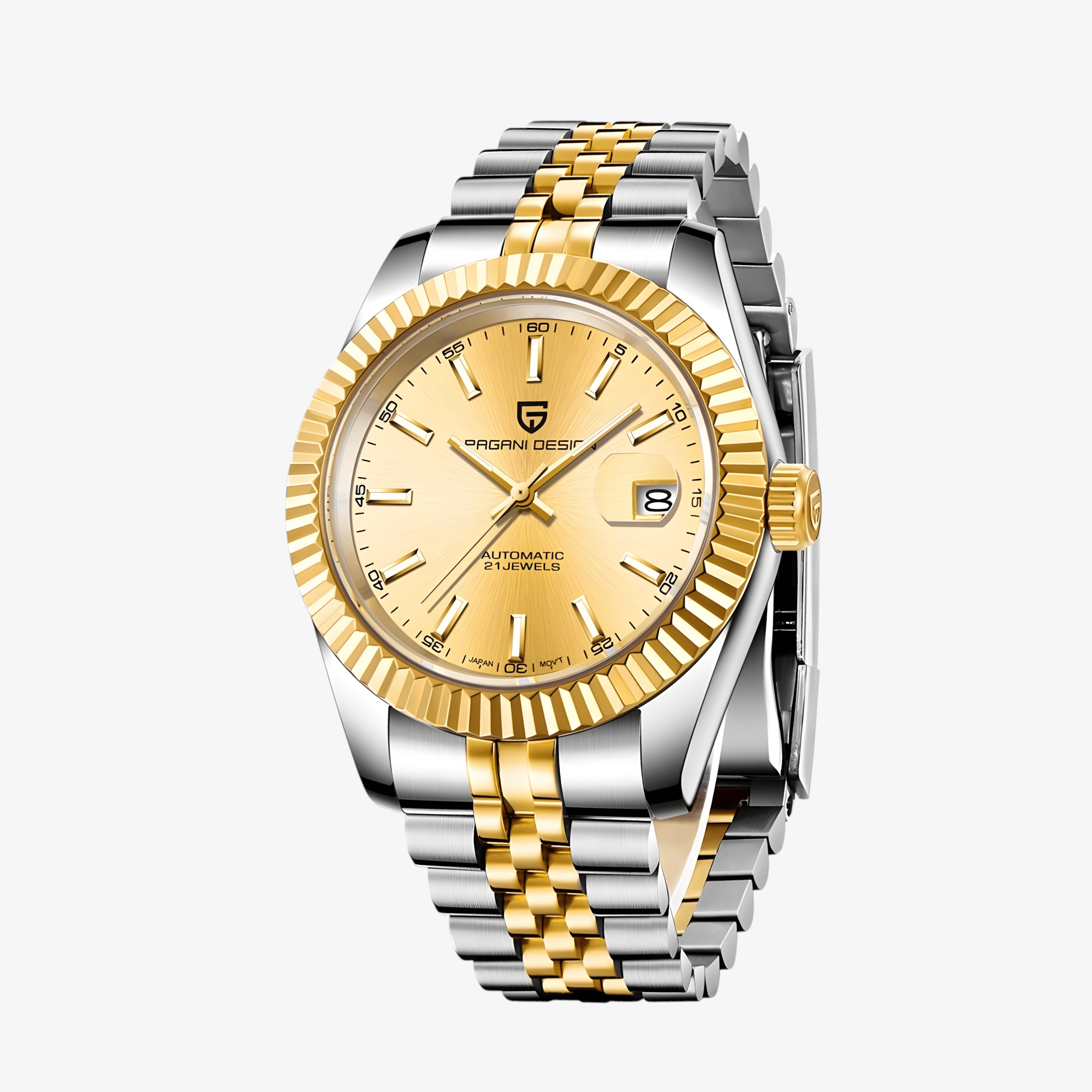 Muški Automatik Sat Pagani Design PD1645 - Gold Homage