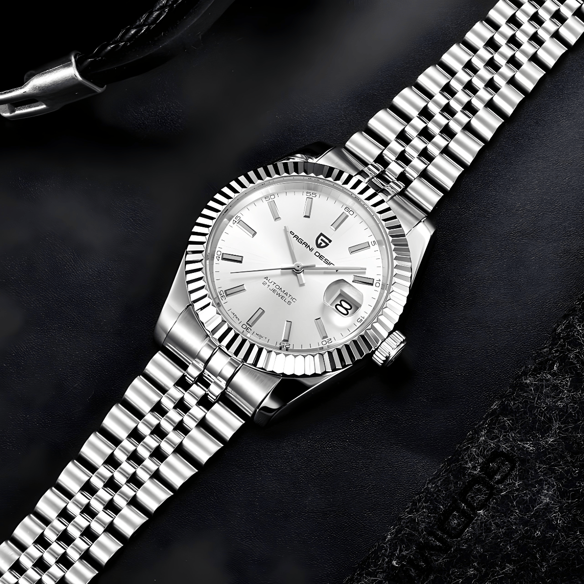 Muški Automatik Sat Pagani Design PD1645 - Silver Homage