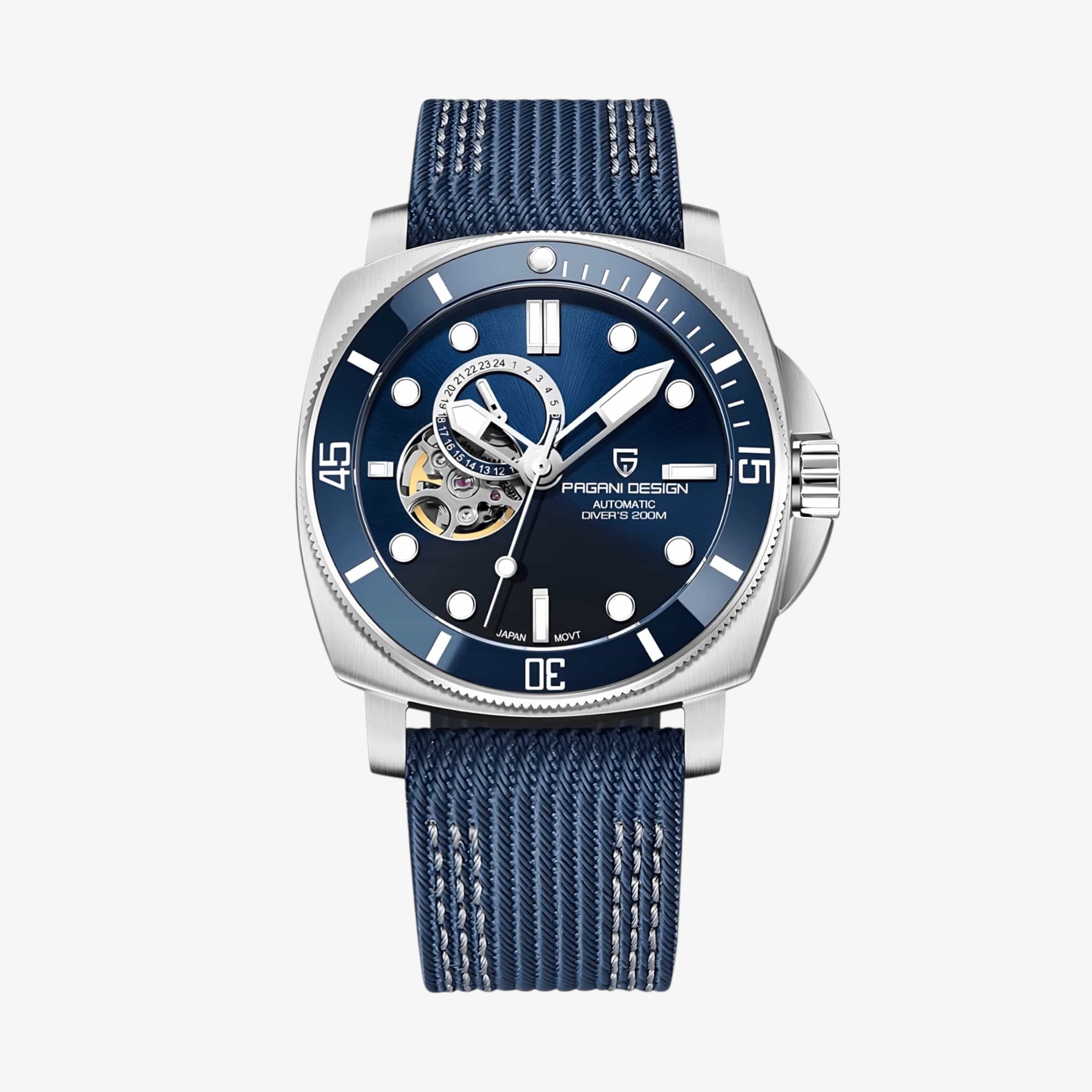 Muški Automatik Sat Pagani Design PD1736 - Blue