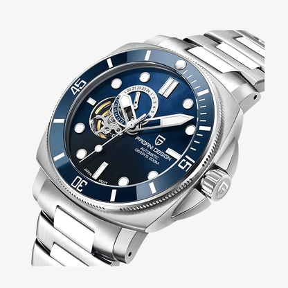 Muški Automatik Sat Pagani Design PD1736 Metal - Blue