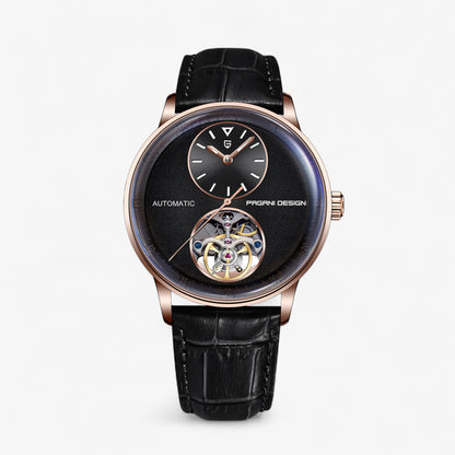 Muški Automatik Sat Pagani Design PD1796 - Black-Gold Vision