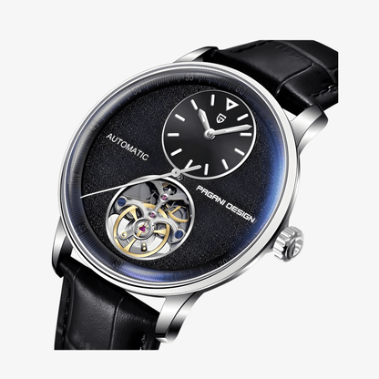 Muški Automatik Sat Pagani Design PD1796 - Black-Silver Vision