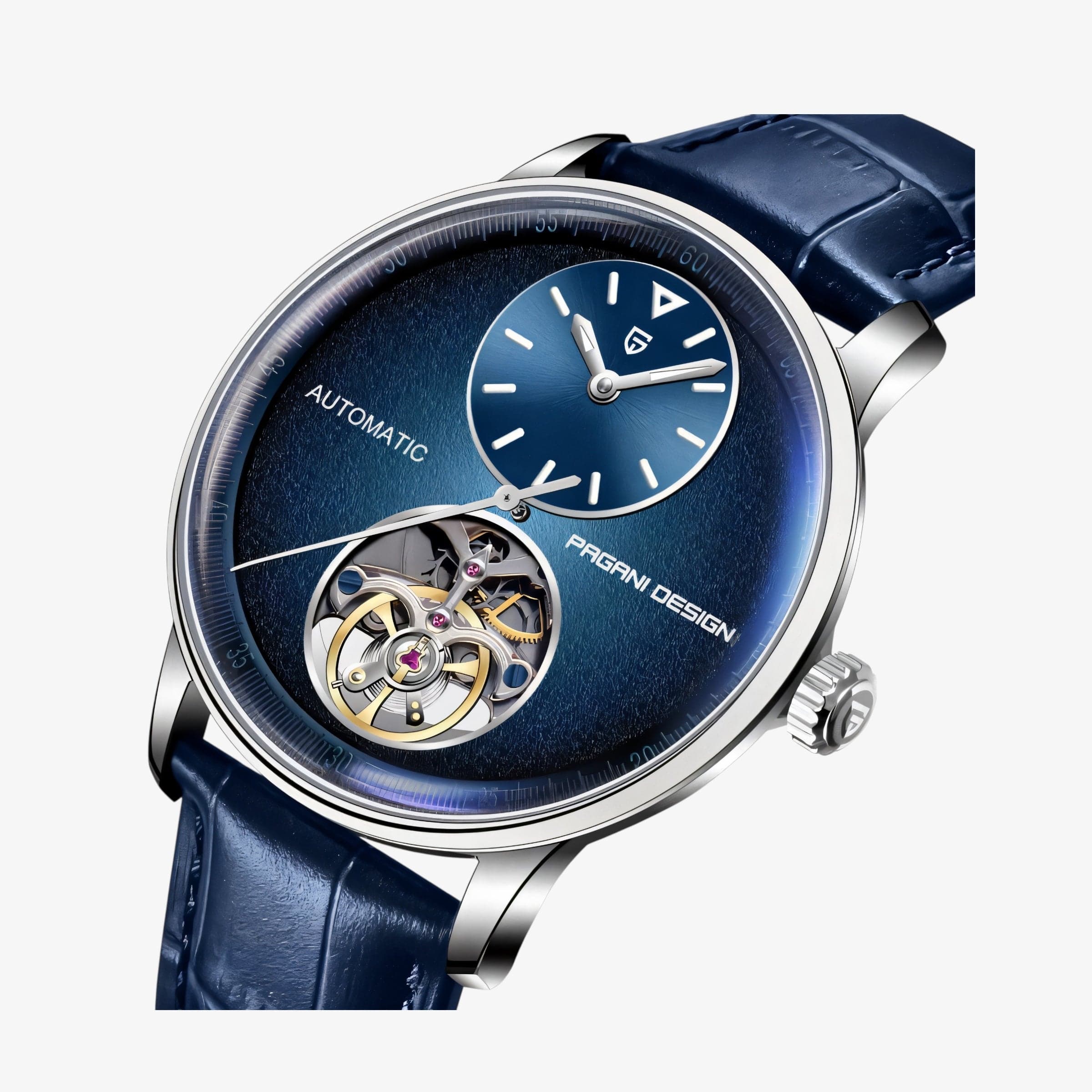 Muški Automatik Sat Pagani Design PD1796 - Blue Vision