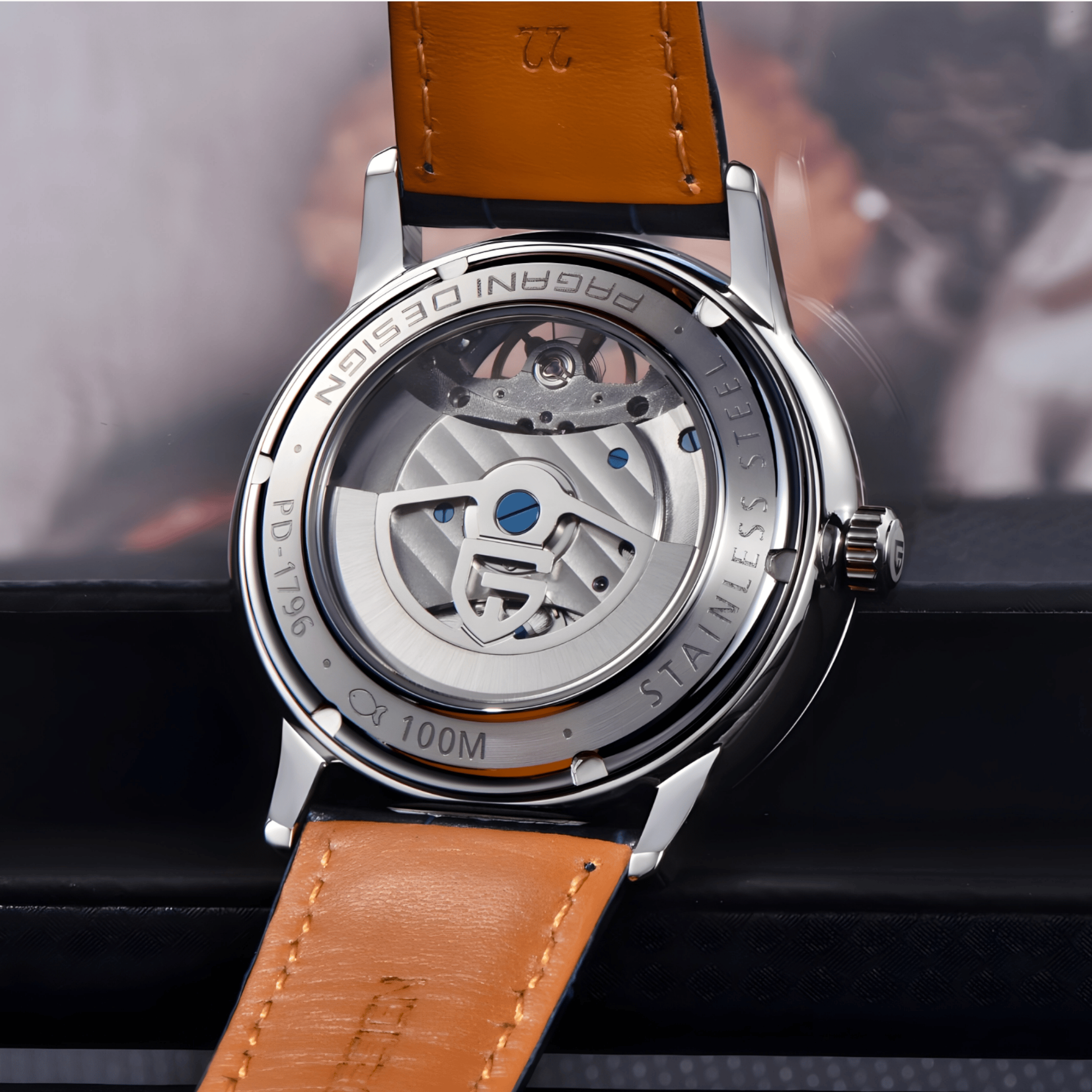 Muški Automatik Sat Pagani Design PD1796 - Blue Vision