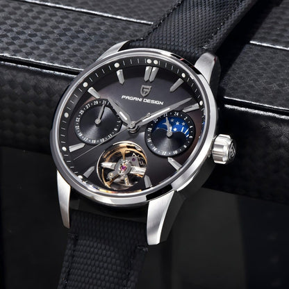 Muški Automatik Sat Pagani Desing PD-YS021 - Black/Silver
