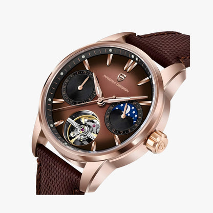 Muški Automatik Sat Pagani Desing PD-YS021 - Brown/Gold