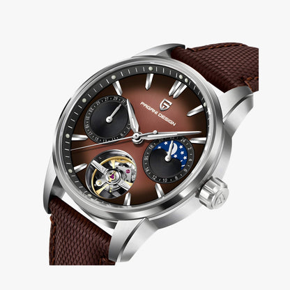 Muški Automatik Sat Pagani Desing PD-YS021 - Brown/Silver