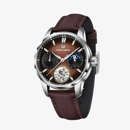 Muški Automatik Sat Pagani Desing PD-YS021 - Brown/Silver