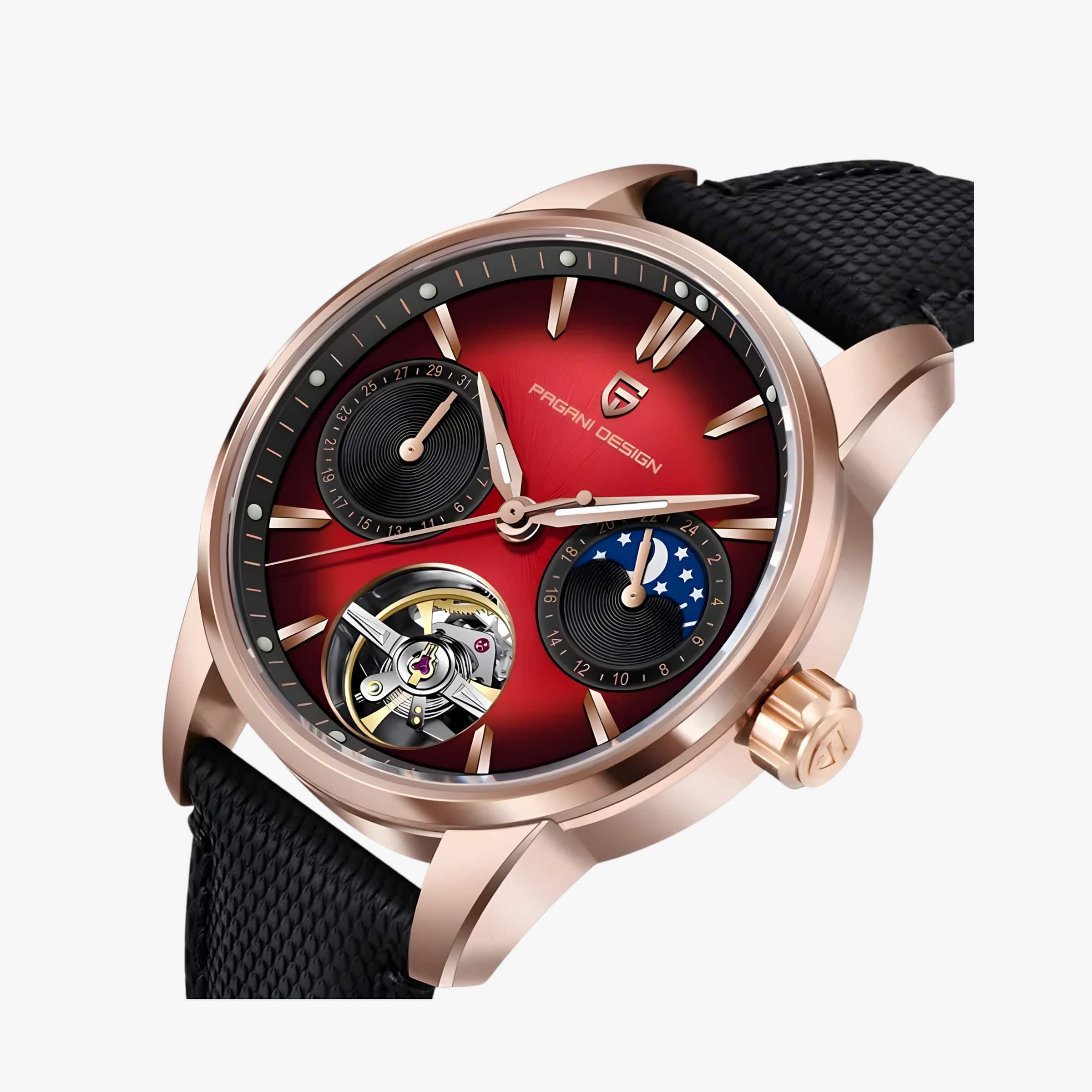 Muški Automatik Sat Pagani Desing PD-YS021 - Red