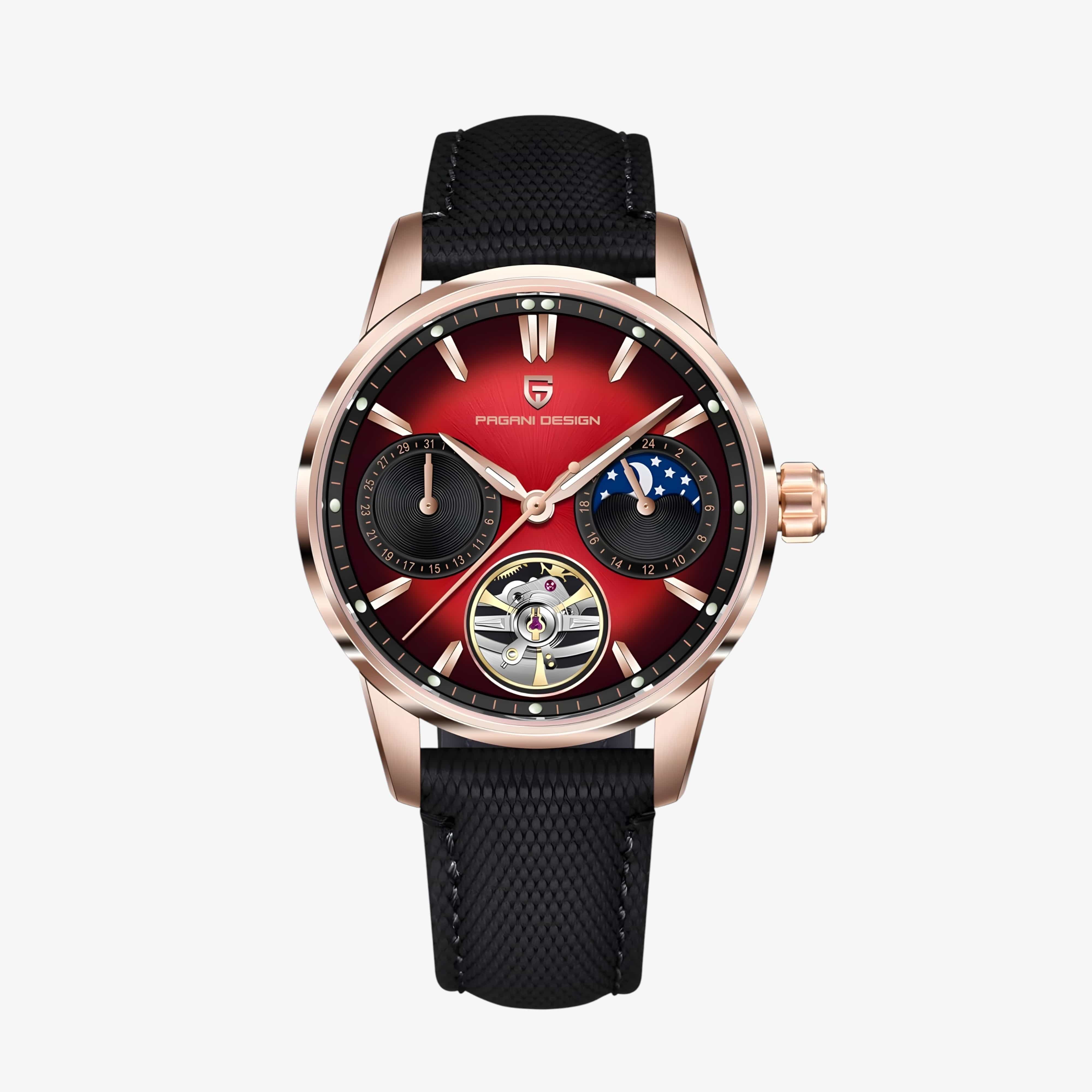 Muški Automatik Sat Pagani Desing PD-YS021 - Red