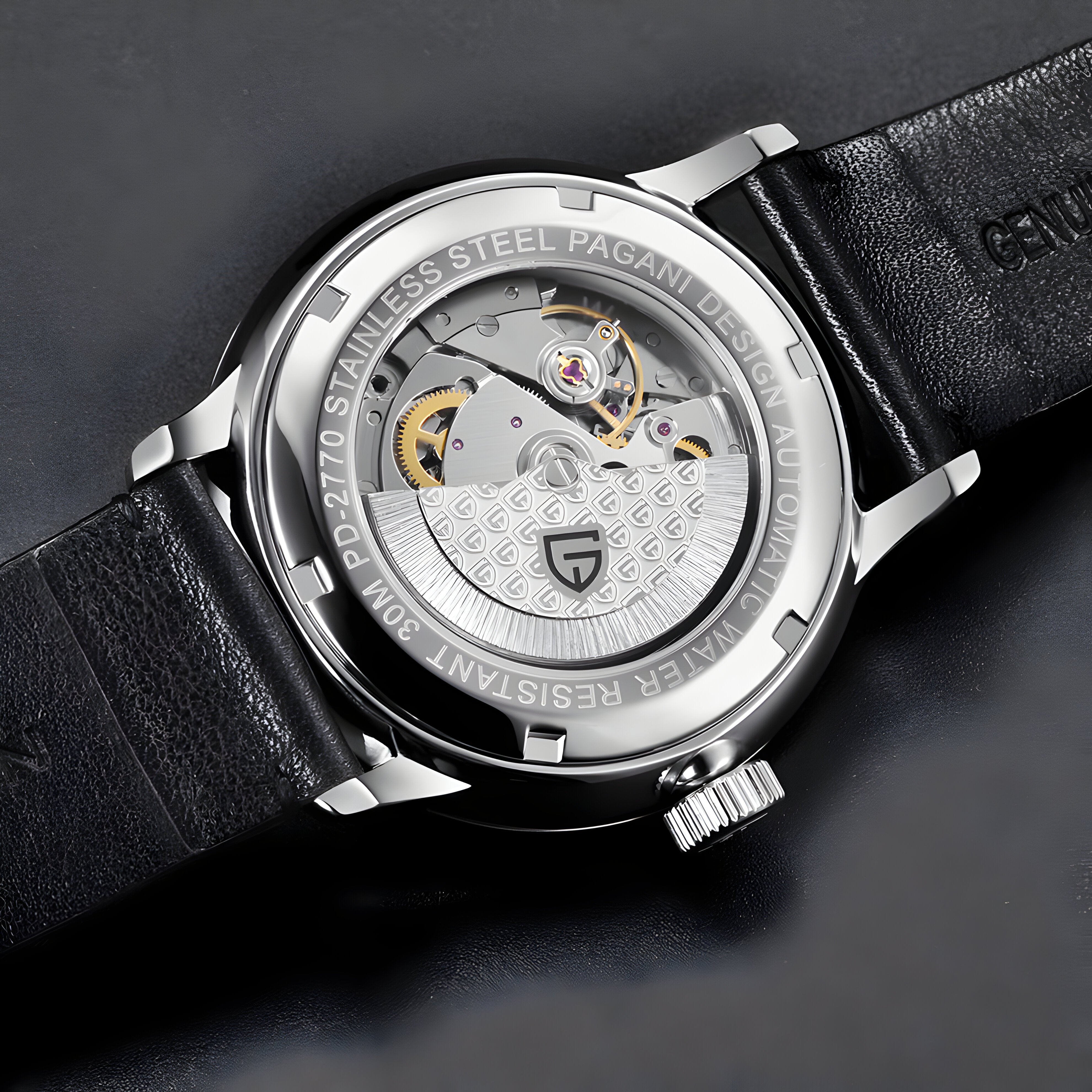 Muški Automatik Sat Pagani Desing PD2770 - Black