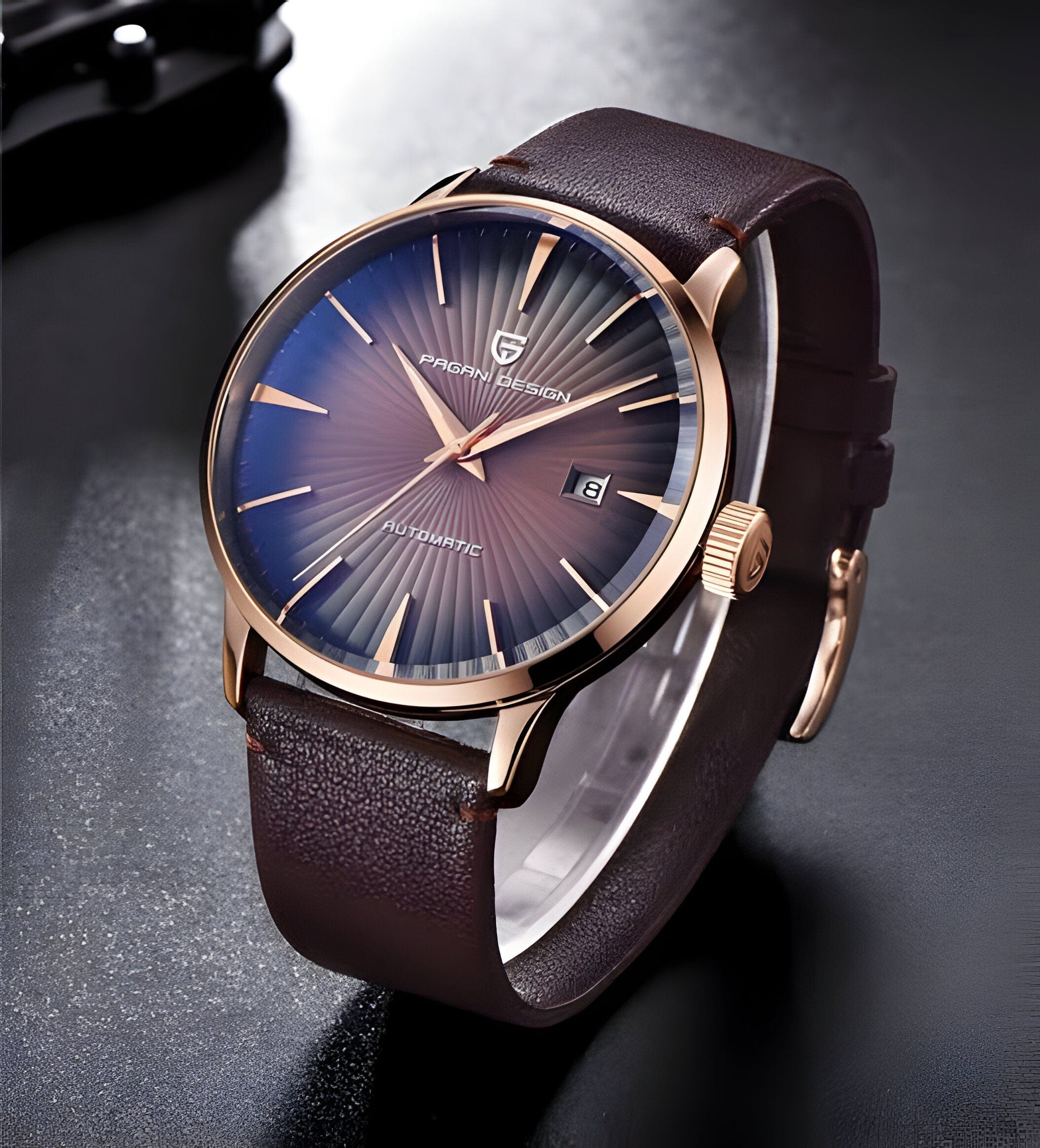 Muški Automatik Sat Pagani Desing PD2770 - Brown