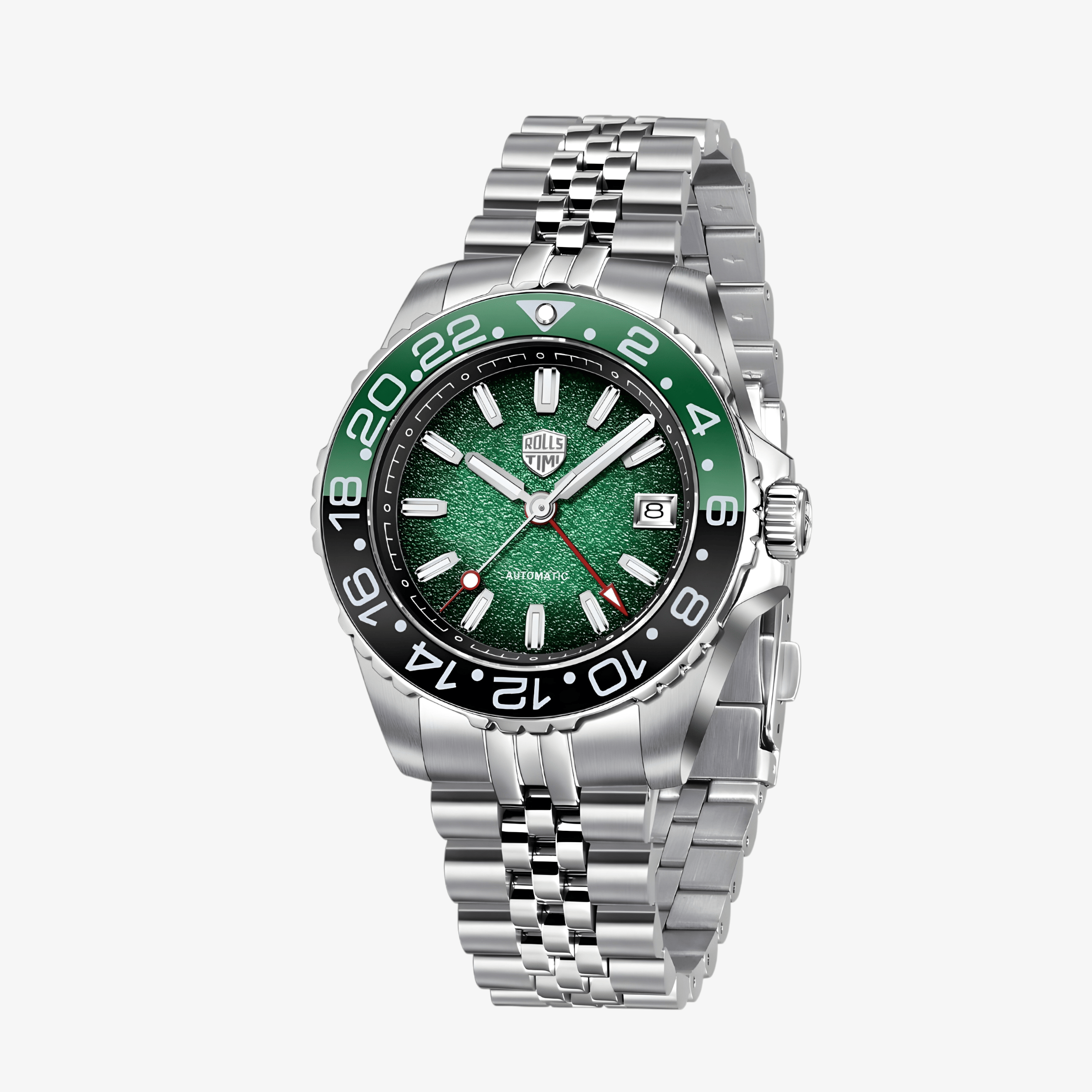 Muški Automatik Sat RollsTimi RT7935 - Green GMT Homage