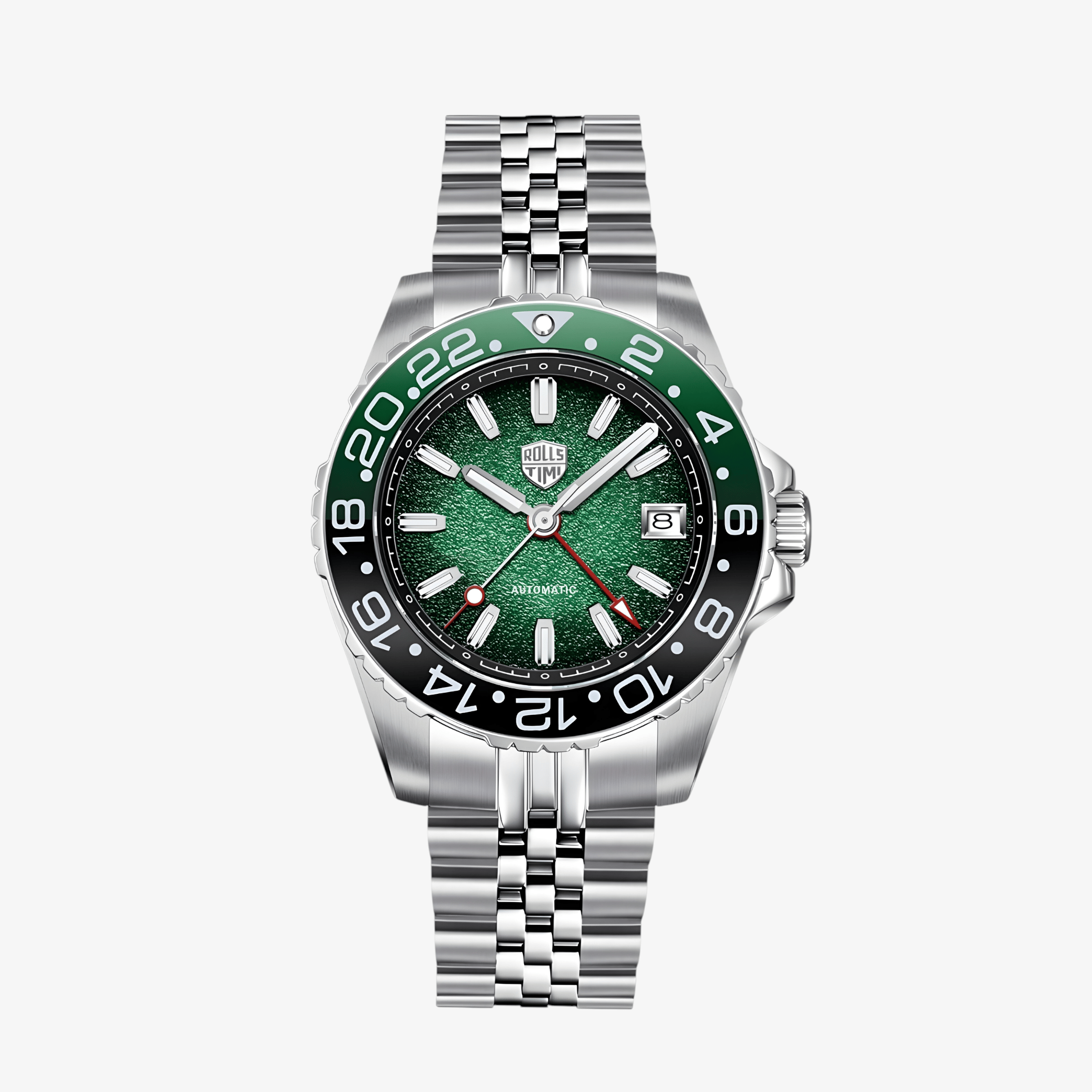 Muški Automatik Sat RollsTimi RT7935 - Green GMT Homage