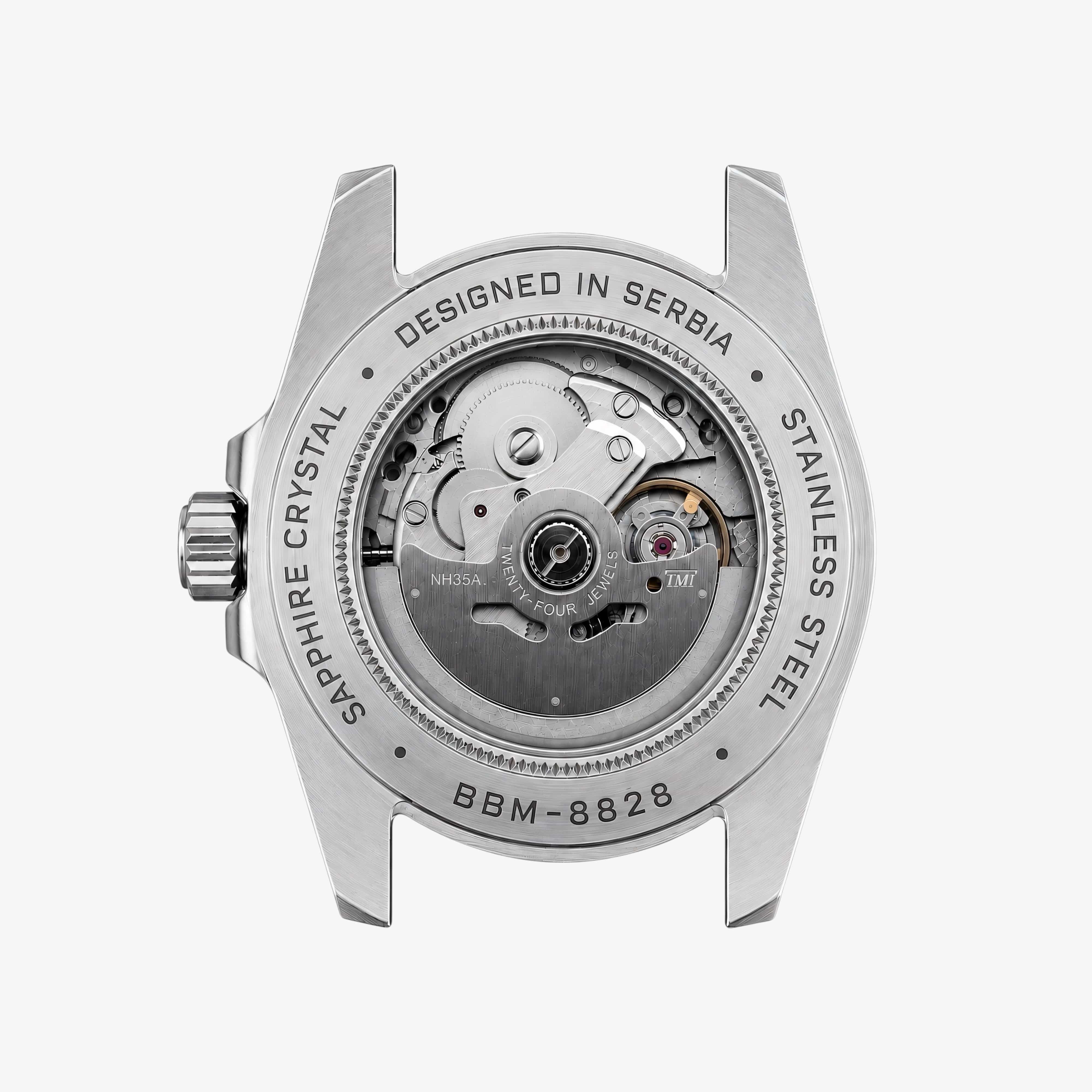 Muški Automatski Sat BBM Explorer One - Silver