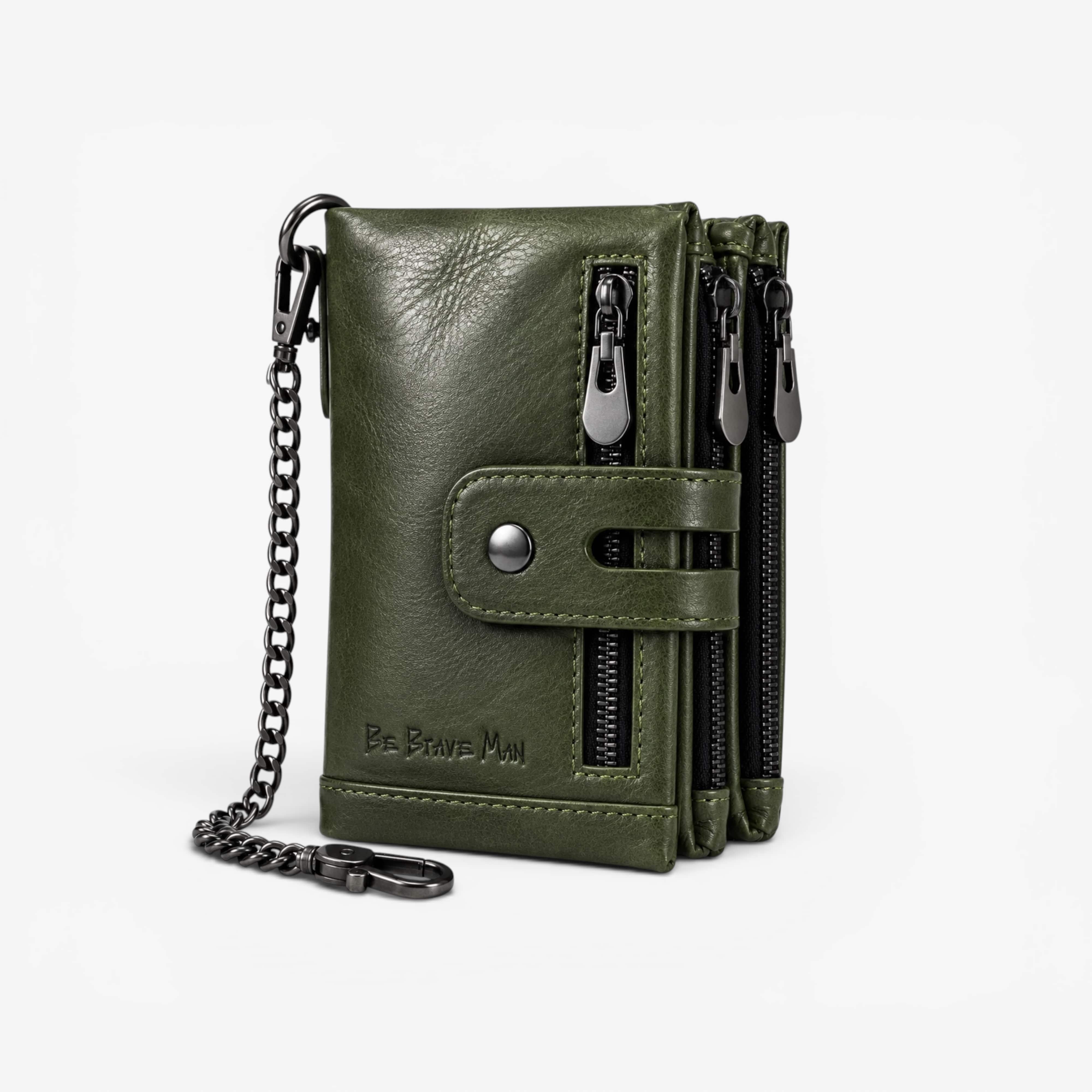 Muški Kožni Novčanik Ranger - Green