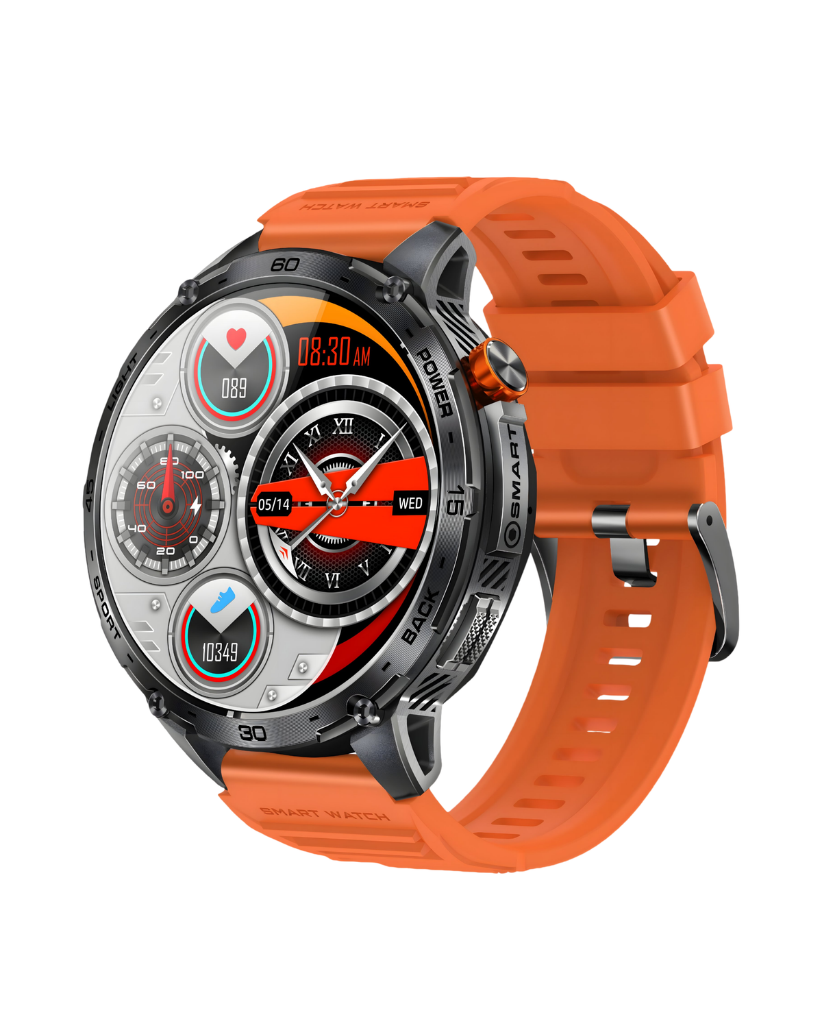 Muški Pametni Sat Apex K69 - Black/Orange