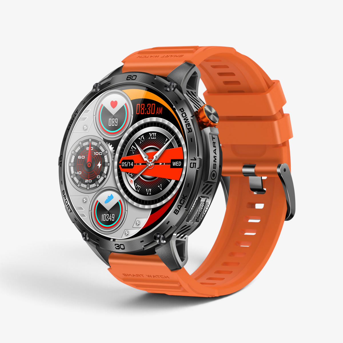 Muški Pametni Sat Apex K69 - Black/Orange