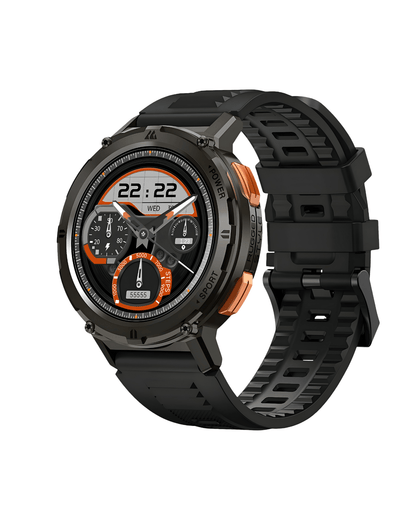 Kospet Tank T2 crni pametni sat – desna bočna strana, silikonska narukvica