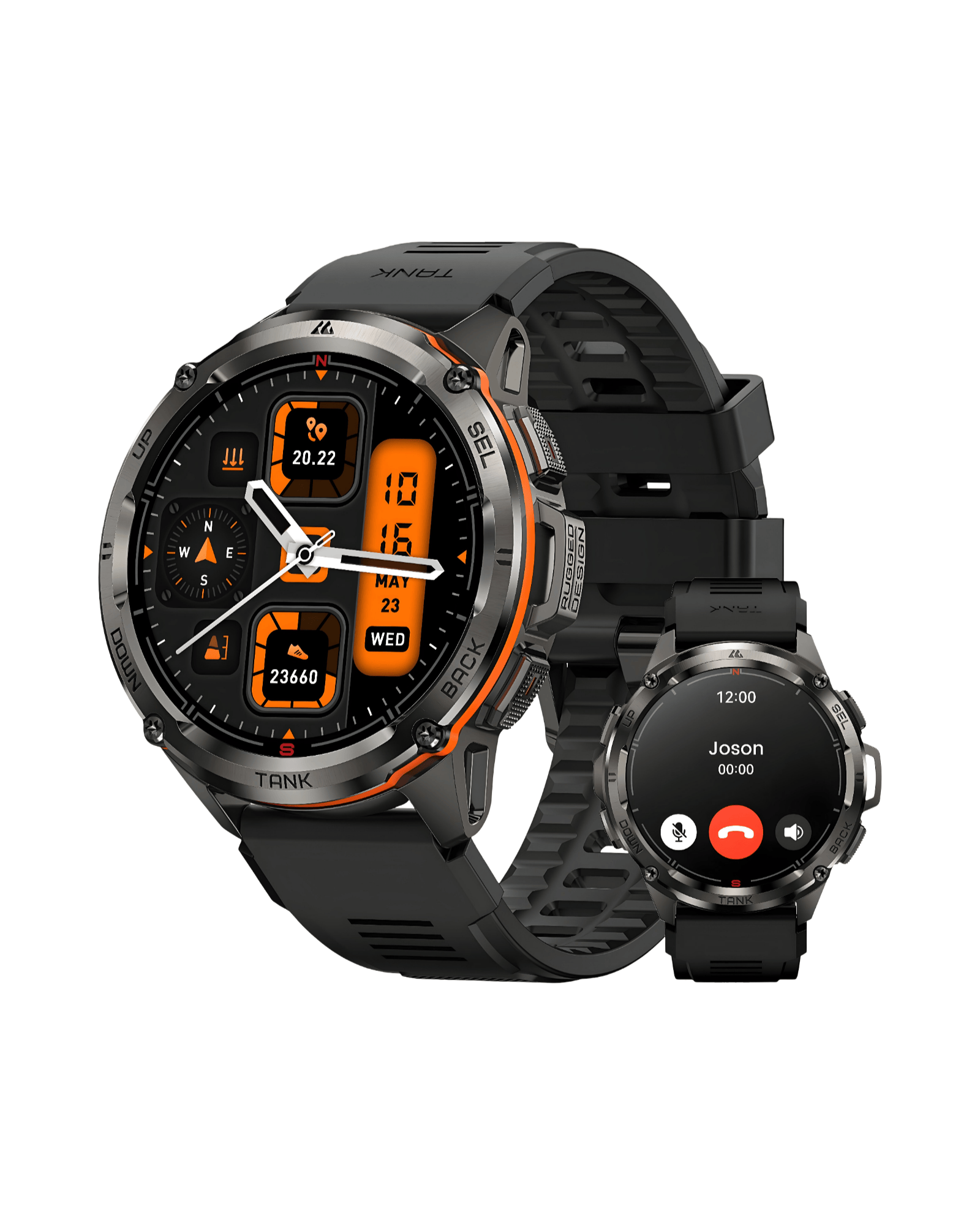 Muški Pametni Sat - Kospet Tank T3 Ultra Black