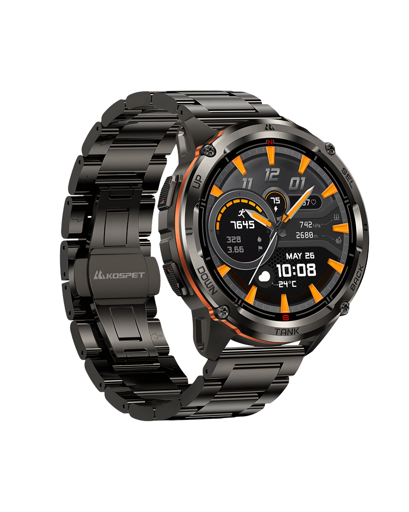 Muški Pametni Sat - Kospet Tank T3 Ultra Black