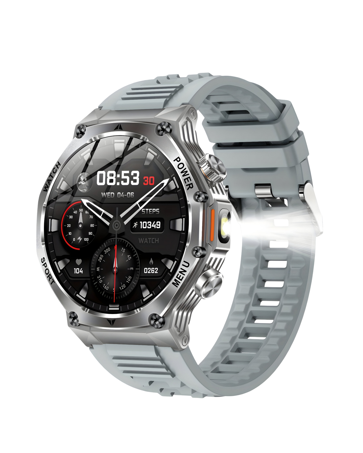 Muški Pametni Sat Military AK82 - Silver
