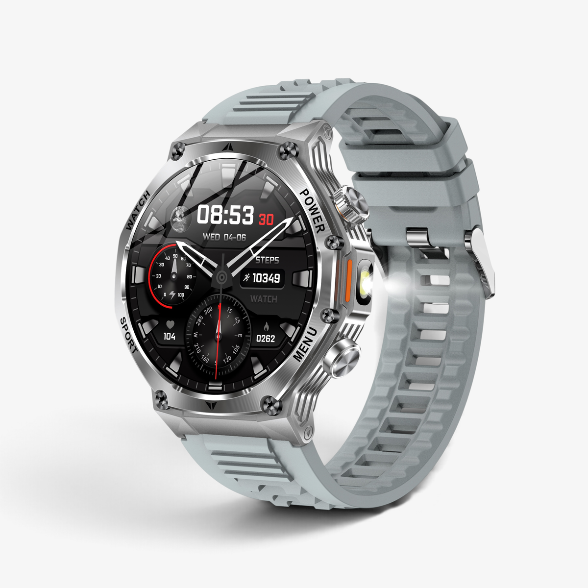 Muški Pametni Sat Military AK82 - Silver